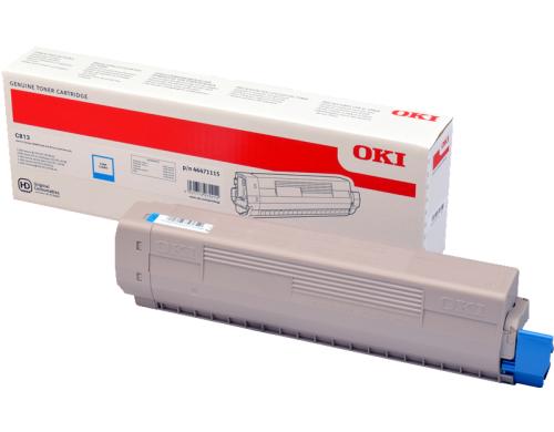 OKI Toner 46471115 cyan, C800 ca. 5'000 Seiten, ISO/IEC 19798