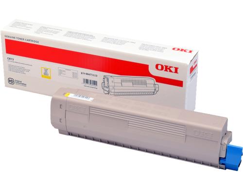 OKI Toner 46471113 yellow, C800 ca. 5'000 Seiten, ISO/IEC 19798