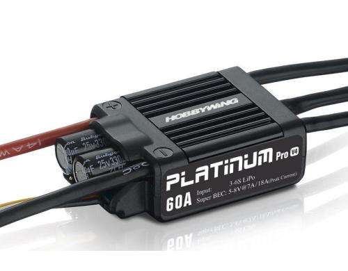 Hobbywing Platinum Pro 60A 2-6s BEC 7A BL-Regler fr Flugzeuge und Helis