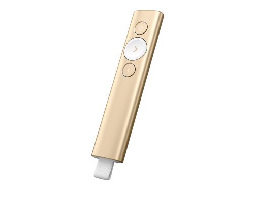 Logitech Spotlight Presentation Remote gold