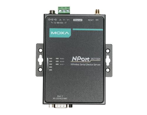 MOXA NPort W2150A, Wireless-Gerteserver RS-232/422/485, IEEE 802.11a/b/g