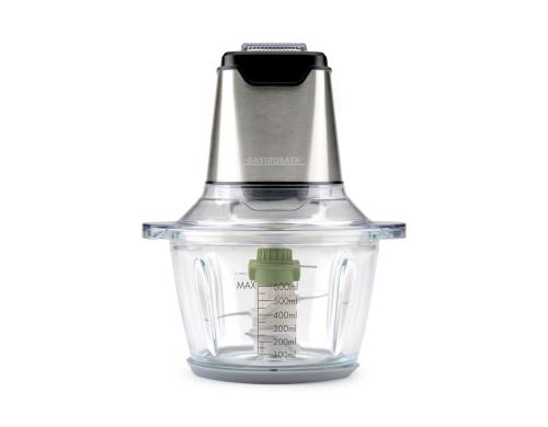 Gastroback Design Mini Chopper Plus 1,2 Liter Glasbehlter mit Griffen