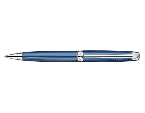 Caran d`Ache Kugelschreiber Lman Grand Bleu mit Goliath Patrone blau M