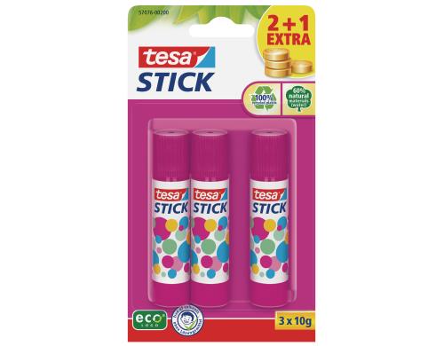 Tesa Klebestift ecoLogo pink 3 Stick