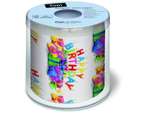 Paper + Design Toilettenpapier Happy B-day 1 Rolle  200 Blatt