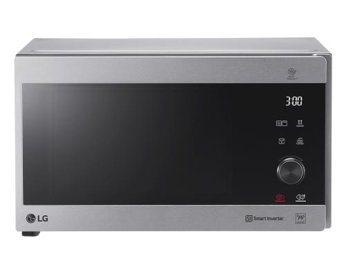 LG Mikrowelle mit Grill, Edelstahl, 1000 W 25 Liter, Smart Inverter Technologie