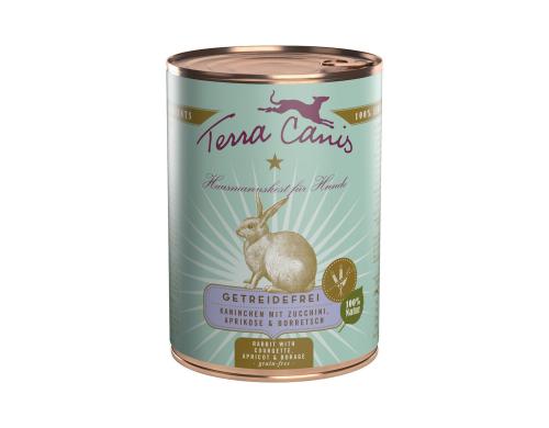 Terra Canis Nassfutter Menue Getreidefrei Kanin. 400g