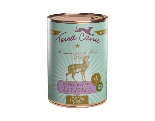 Terra Canis Nassfutter Menue Getreidefrei Wild 400g