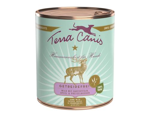 Terra Canis Nassfutter Menue Getreidefrei Wild 800g