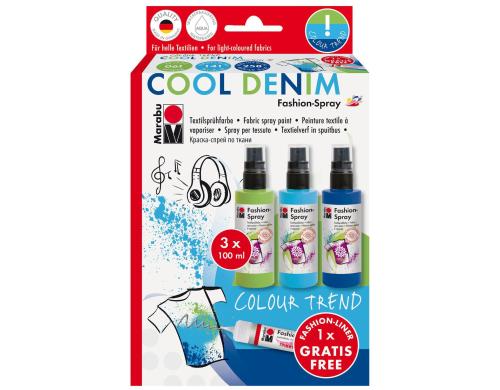 Marabu Fashion Spray Cool Denim