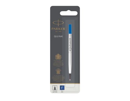 Parker Quinkflow Mine Rollerball blau, Strichbreite: F, 1er Blister