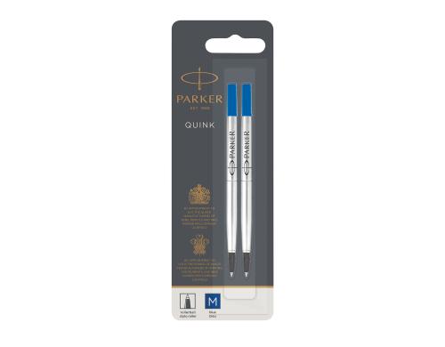 Parker Quinkflow Mine Rollerball blau, Strichbreite: M, 2er Blister