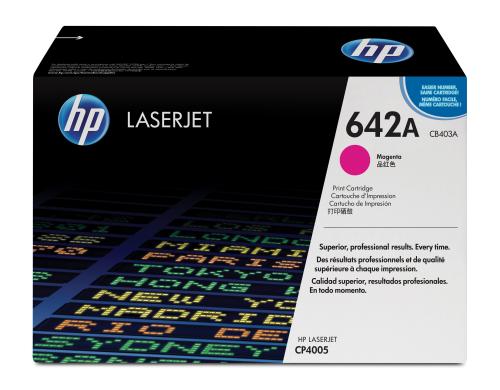 HP Toner 642A - Magenta (CB403A) Seitenkapazitt ~ 7'500 Seiten