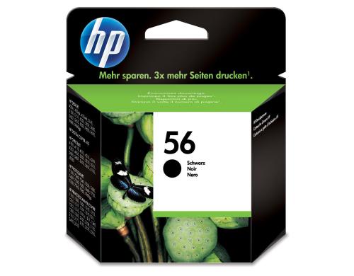 HP Tinte Nr. 56 - Black (C6656AE) 19 ml, Seitenkapazitt ~ 520 Seiten