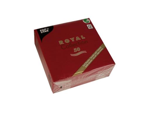 Papstar Servietten Royal Collection bordeau 33x33 cm, 50 Stck