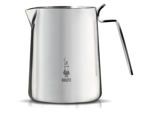 Bialetti Milchkanne 3dl Edelstahl mit schwarzem Kunststoff