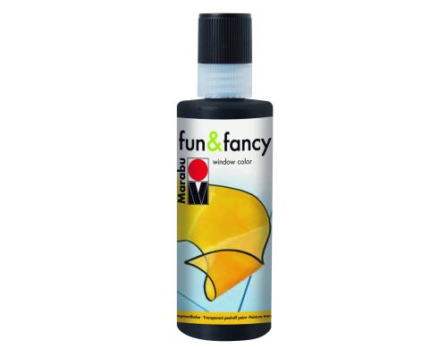 Marabu Window Color Fun & Fancy 80ml, schwarz