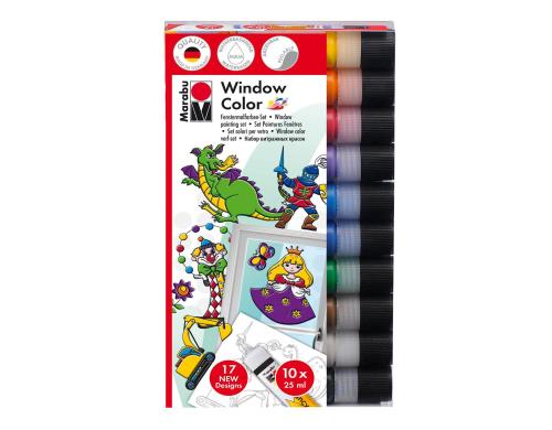 Marabu Window Color Fun & Fancy 10 x 25ml