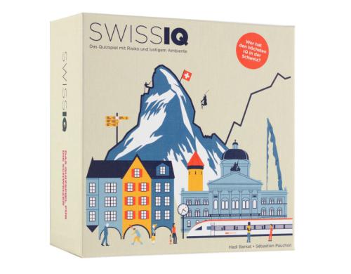 Swiss IQ Quiz- & Partyspiel 2 - 12 Spieler, 18+, 200 Karten/400 Fragen