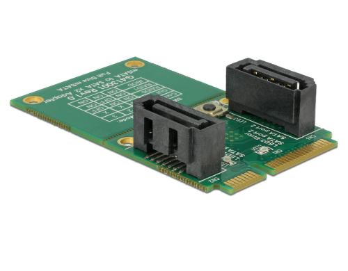 Delock M.2 zu SATA Adapter, 2.5 7mm  Geh. Betrieb von M.2 SATA SSDs an SATA