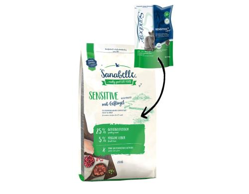 Sanabelle Trockenfutter Sensitive mit Geflgel, 2kg