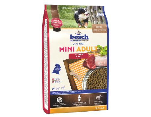 bosch Trockenfutter Mini Adult Lamm & Reis, 3kg