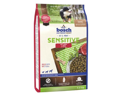 bosch Trockenfutter Sensitive Lamm & Reis, 3kg