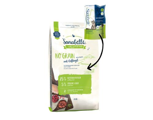 Sanabelle Trockenfutter Adult No Grain Geflgel, 2kg