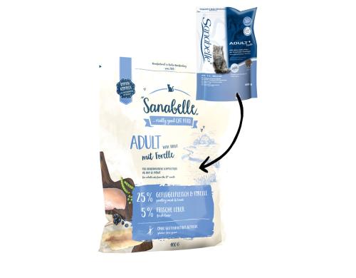 Sanabelle Trockenfutter Adult mit Forelle, 0.4kg