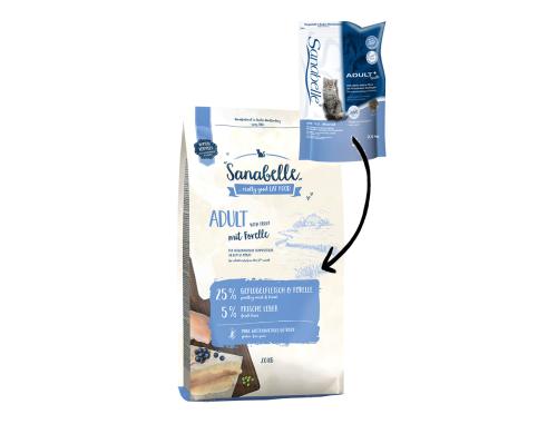 Sanabelle Trockenfutter Adult mit Forelle, 2kg