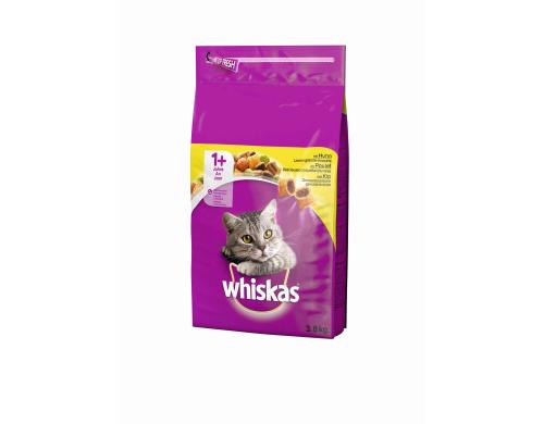 Whiskas Trockenfutter 1+ Huhn / poulet 3.8kg