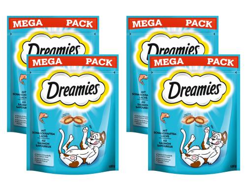 Dreamies Snack mit Lachs 4x180g