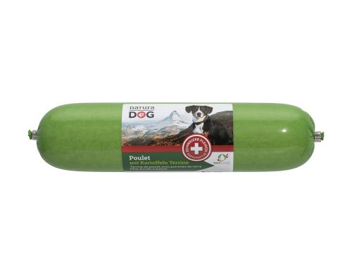 natura Dog BIO Nassfutter Poulet mit Kartoffeln Terrine 400g