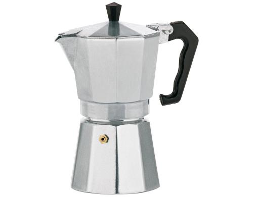 Kela Espressokanne Italia 300ml Aluminium mit schwarzem Kunststoff