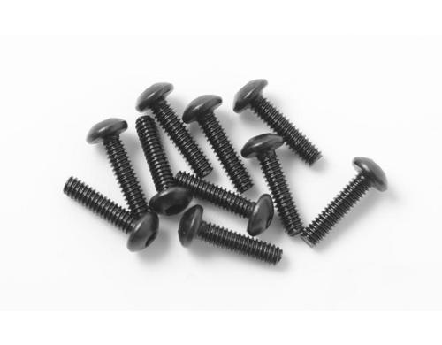 RC4WD Hex Bolts, M2x8mm, schwarz, 10 Stck 