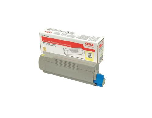 Oki Toner yellow 46471101 zu Oki C800 Serie yellow, 7'000 Seiten