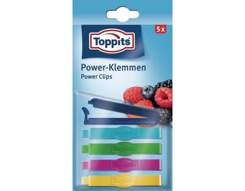 Toppits Verschlussclips Power-Klemmen 5 Stck