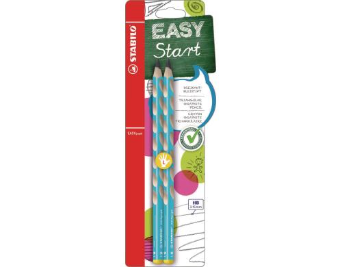 STABILO EASYgraph blau 2er linkshnder