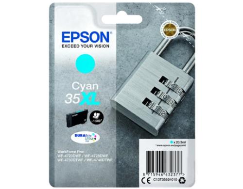 Tinte Epson T359240, cyan 20.3ml, ca. 1900 Seiten, WF-4720, WF-4725