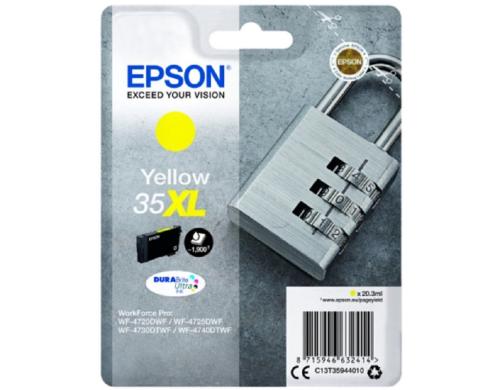 Tinte Epson T359440, yellow 20.3ml, ca. 1900 Seiten, WF-4720, WF-4725