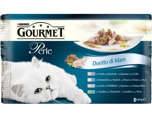 Gourmet Perle Lachs & Seelachs 4x85g