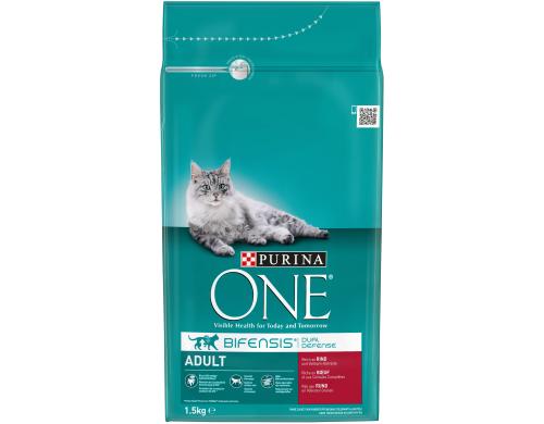 Purina One Trockenfutter Adult Rind & Vollkorn, 1.5kg