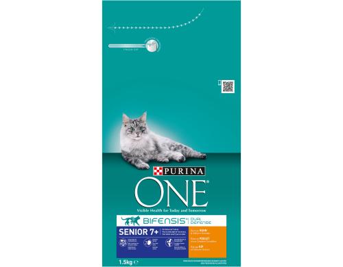 Purina One Trockenfutter Senior Huhn & Vollkorn, 1.5kg