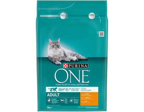 Purina One Trockenfutter Adult Huhn & Vollkorn, 3kg