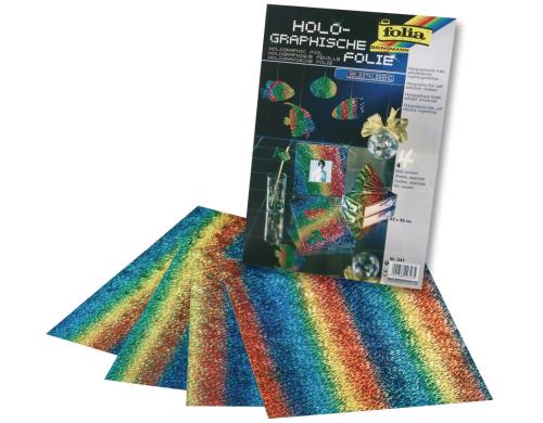 Folia Holographische Folie Regenbogen selbstklebend