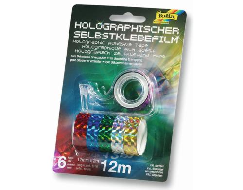 Folia Holographischer Selbstklebefilm 6-farbig sortiert