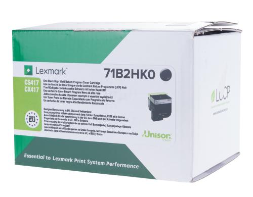 Toner Lexmark 71B2HK0 black, 6'000 Seiten Lexmark CS/CX, 417, 517