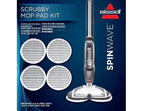 Bissell Pads Spin Wave Scrubby Zubehr Bissell