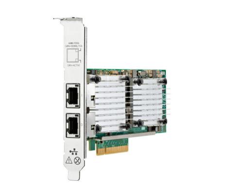 HPE Netzwerkkarte 535T, 2-port 10GB RJ45 PCIe, 10GBASE-T zu HPE Proliant Gen10