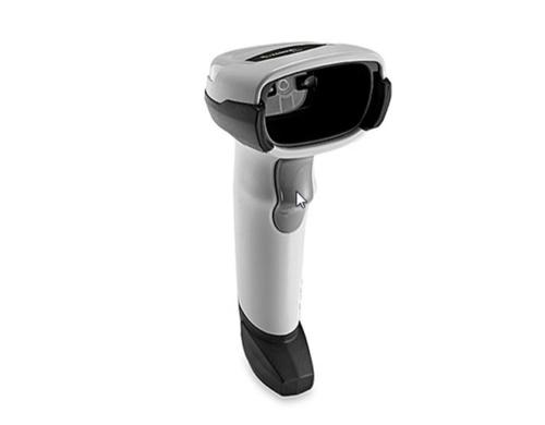 Barcodescanner ZEBRA DS2208-SR weiss, USB, 2D, inkl. Stand